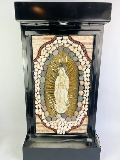 Metal Wall Indoor Fountain Virgen Guadalupe Imagen Ultima Cena Virgen Guadalupe Fuente Pared