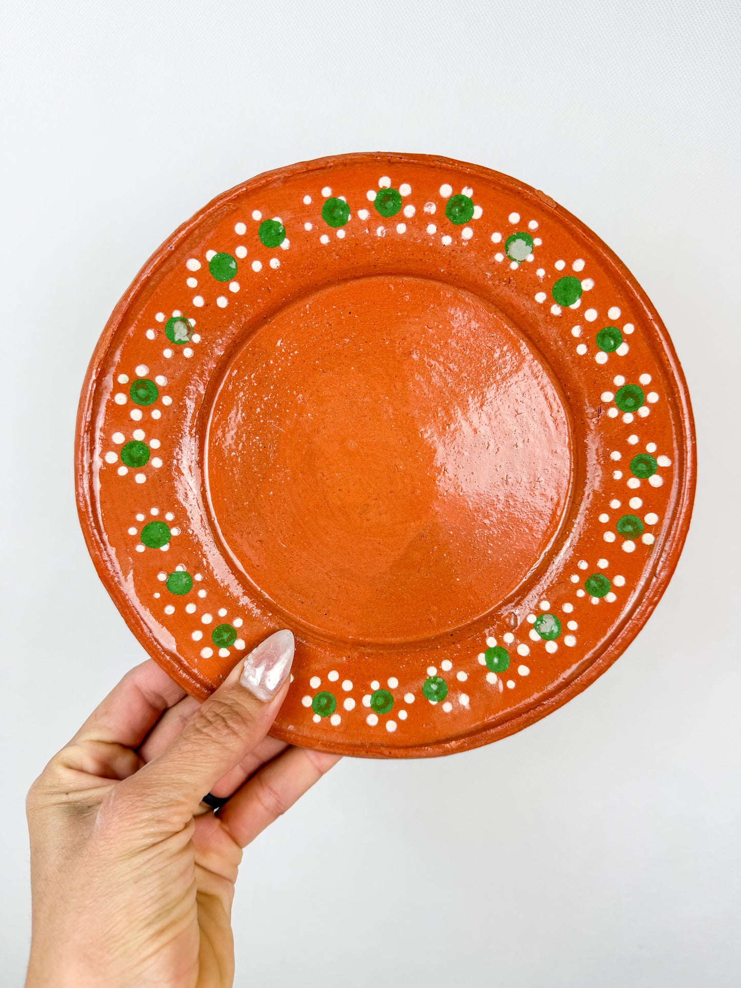 Mexican Clay Plates Round Set - Platos Barro