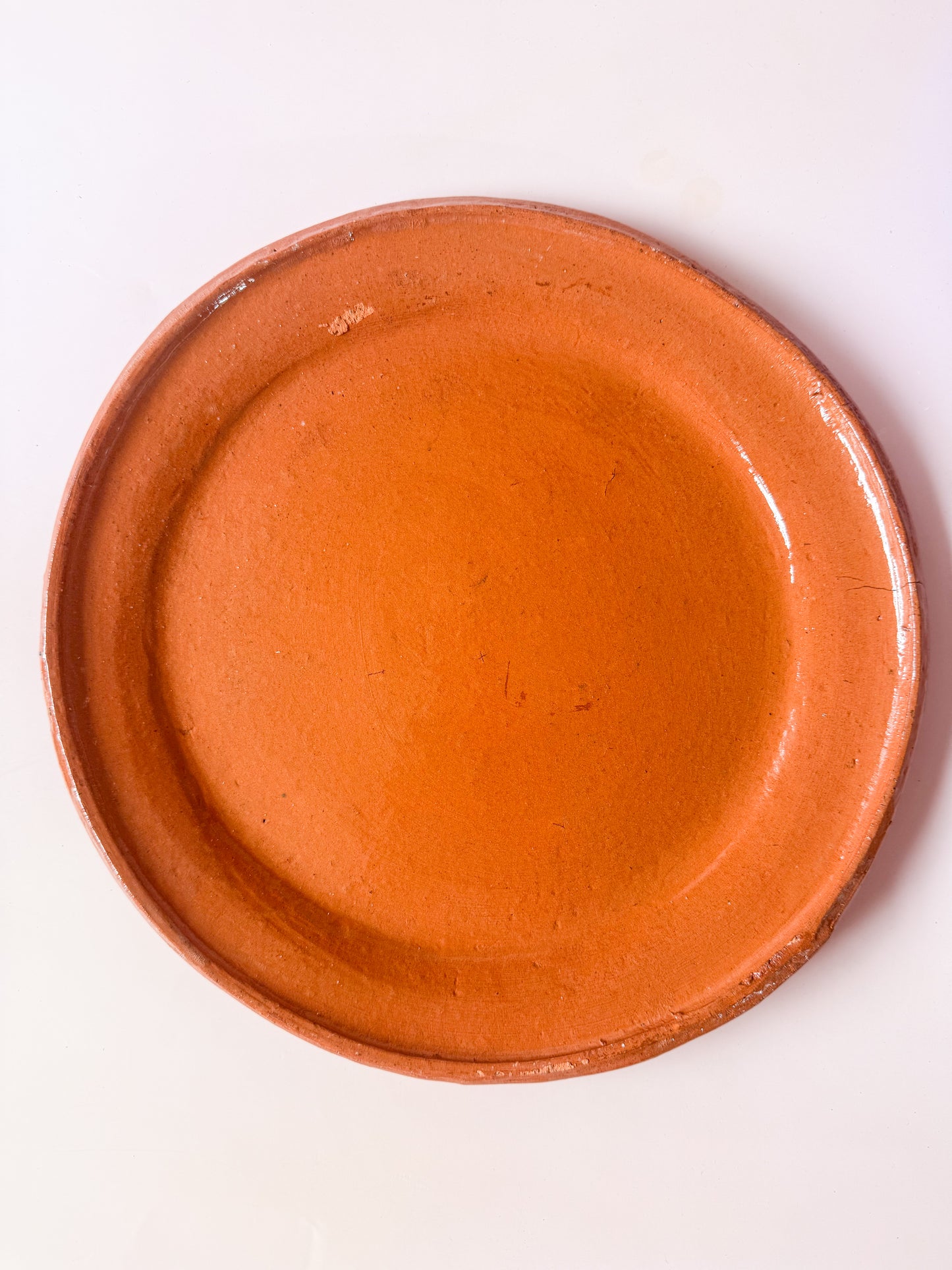Mexican Clay Dinner Plates Set Round Mexican Plates
