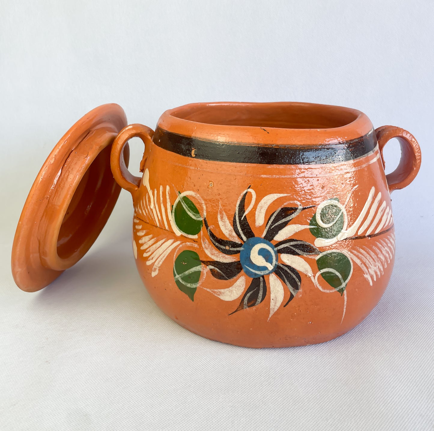 Mexican Cookware Mexican Clay Pot Olla Libre De Plomo Clay Pottery Mexican Clay Bean Pot