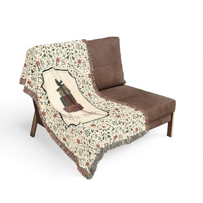 Christmas Blanket Talavera Blanket - Feliz Navidad Cobija Talavera