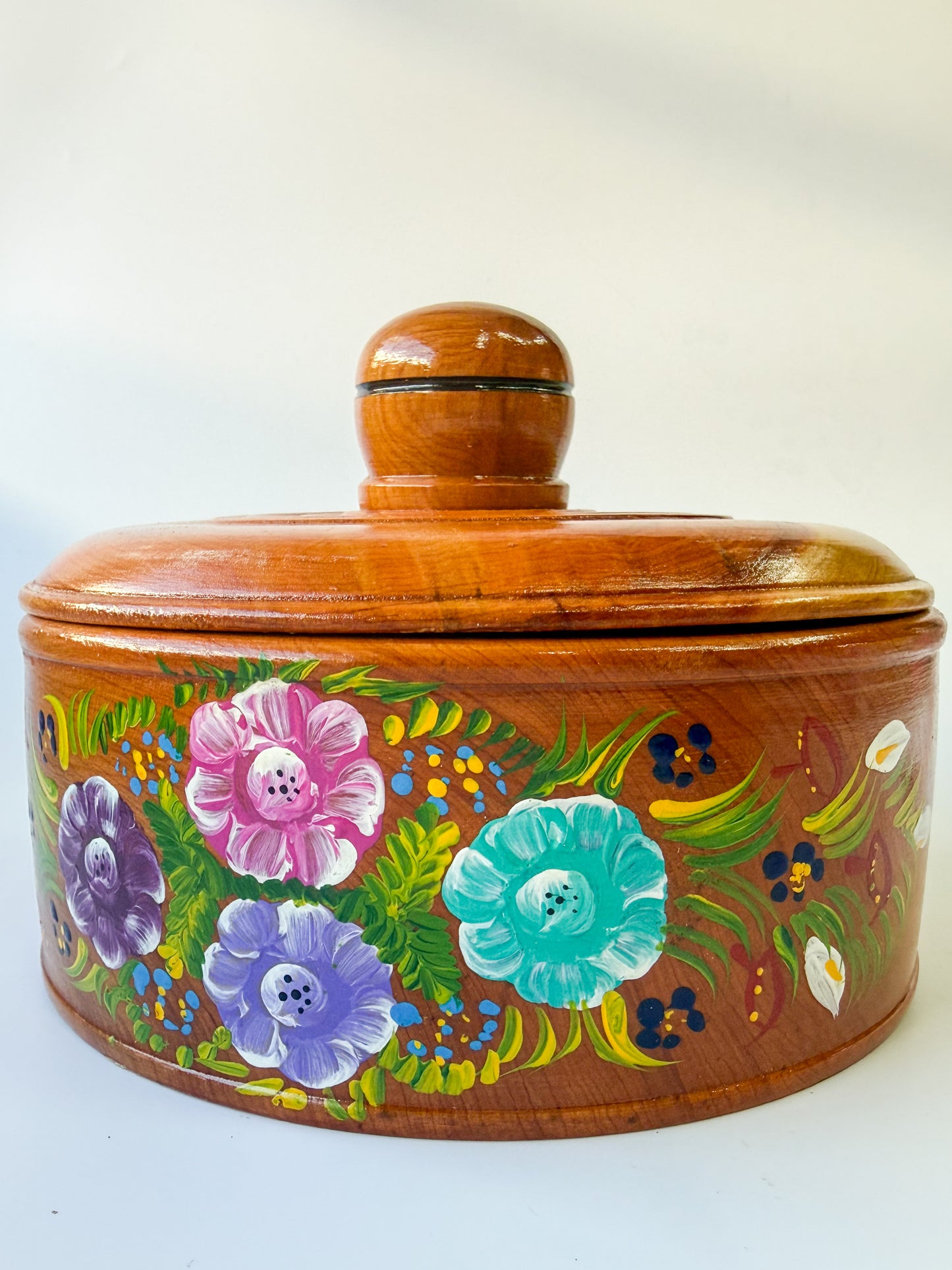 Mexican Tortilla Warmer Server Wood Tortilla Holder Tortillero de Madera