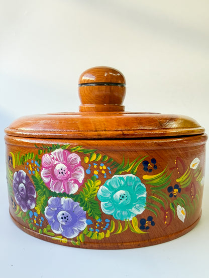 Mexican Tortilla Warmer Server Wood Tortilla Holder Tortillero de Madera
