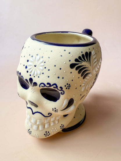 Ceramic Skull Mug Taza Calabera Ceramica