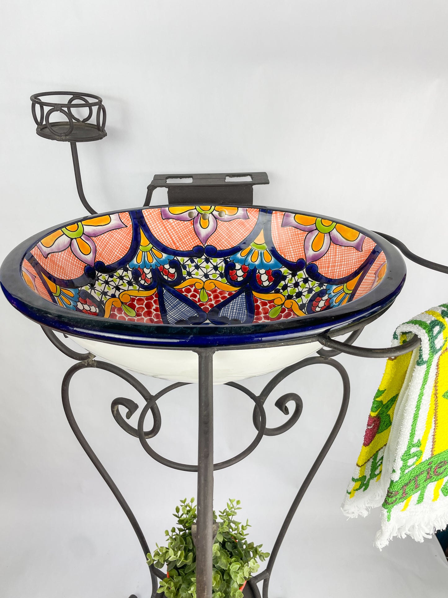 Talavera Sink Stand Mexican Bathroom Sink Mexican Bathroom Vanity