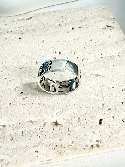 Silver 925 lucky charm ring - Anillo de la suerte plata 925 Mexico