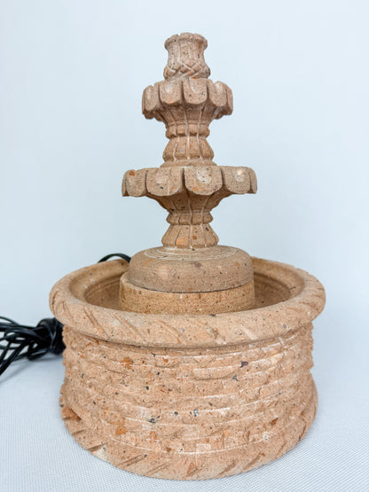 Sandstone 3 Tier Fountain Mini 8" - Fuente Mini Cantera