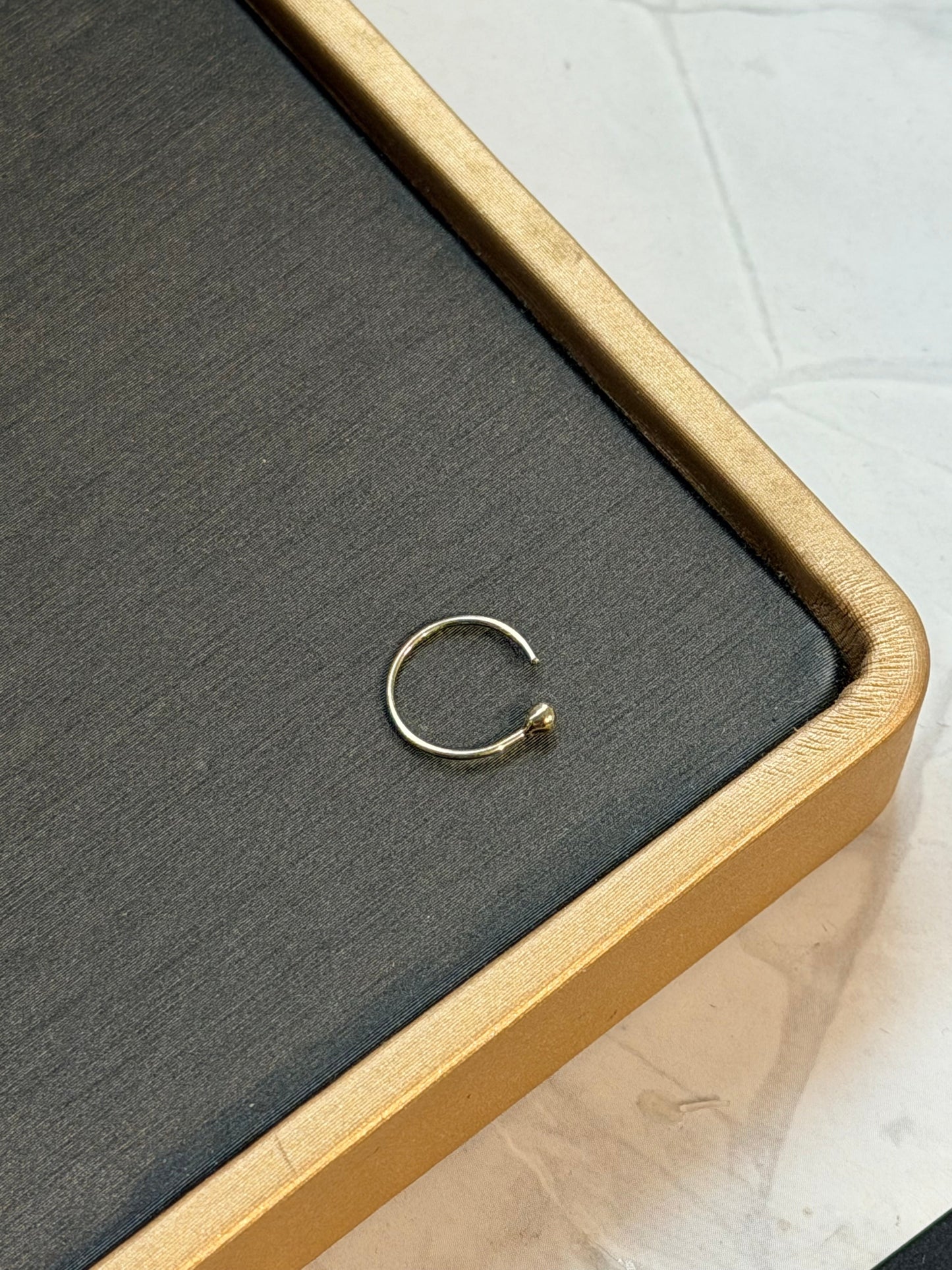 10K Solid Gold Nose Ring 10mm – Anillo Nariz