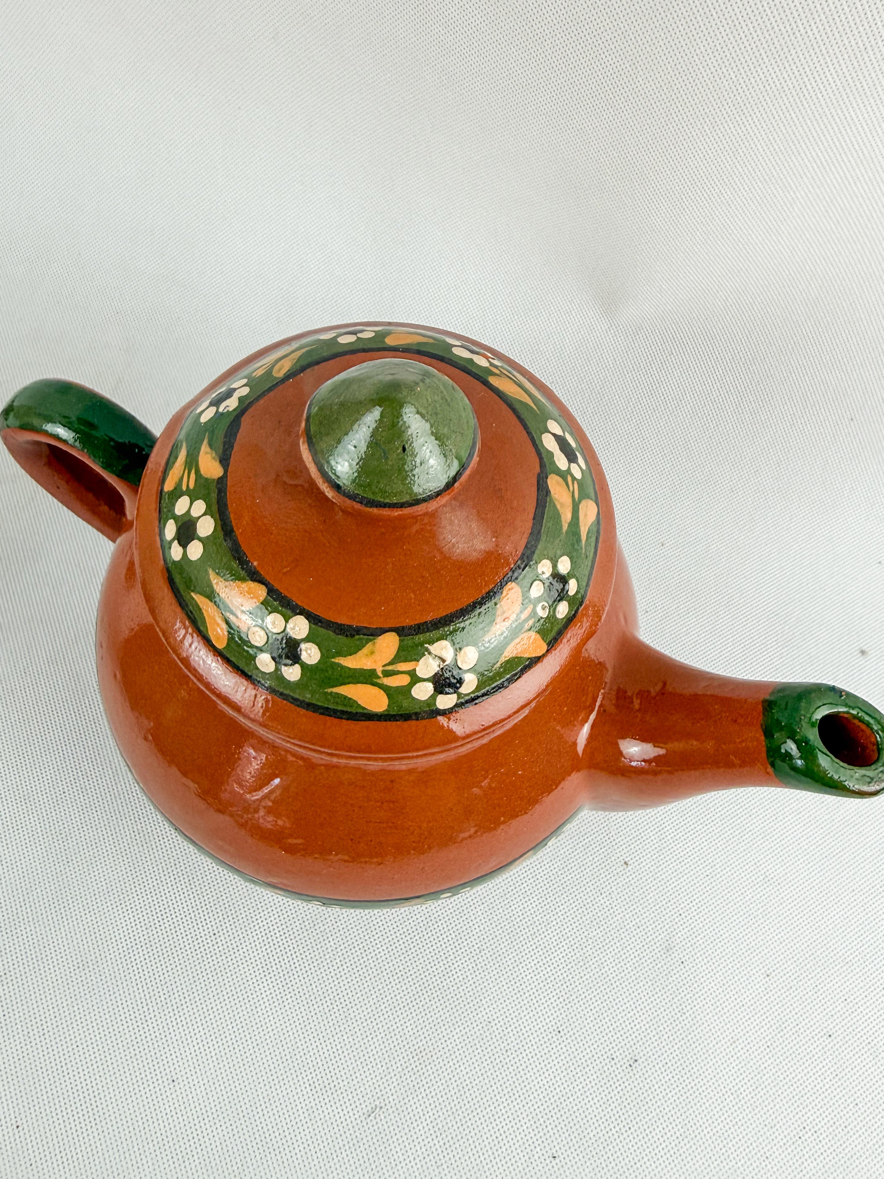Traditional Mexican Tea Pot Set 16pc - Juego de Te Barro – TheMexHub