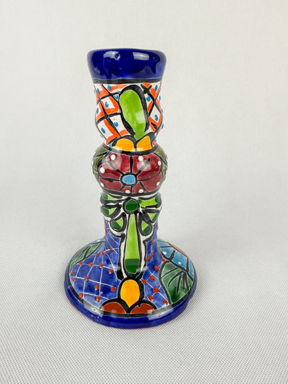 Mexican Candle Holder Talavera Candle Holder Talavera Porta Velas