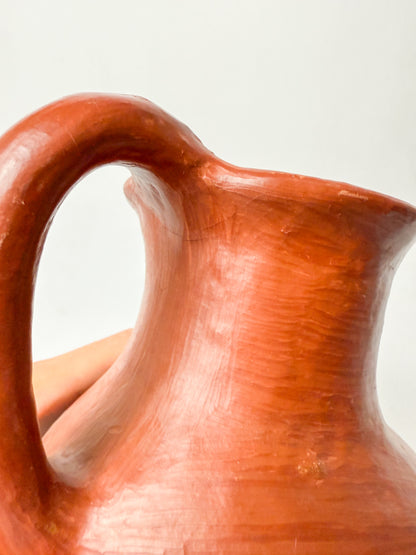 Oaxaca Red Clay Pitcher - Jarra Barro Discounted