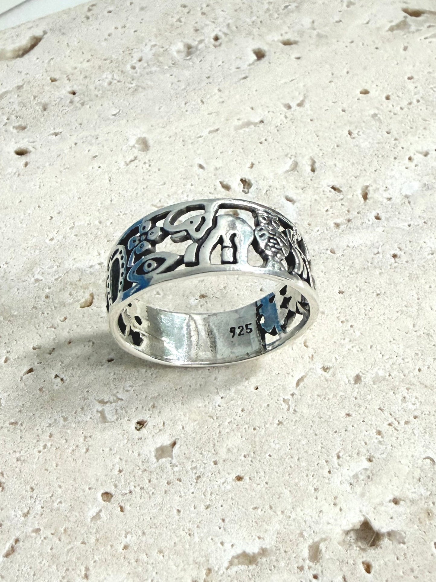 Silver 925 lucky charm ring - Anillo de la suerte plata 925 Mexico