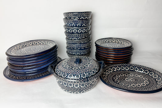Capulineado Clay Pottery Dinnerware Set - Vajilla de Barro Capula