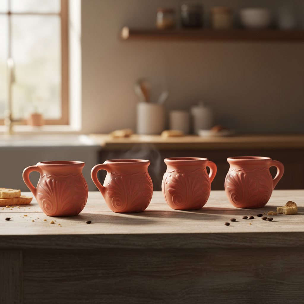 Wholesale Pink Talavera Mug | Authentic Handmade Mexican Clay Jarrito