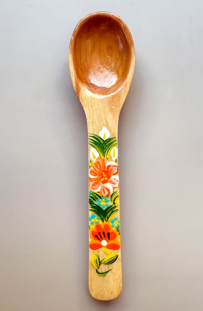 Mexican Spoons Colored Wooden Spoons Cucharas de Madera