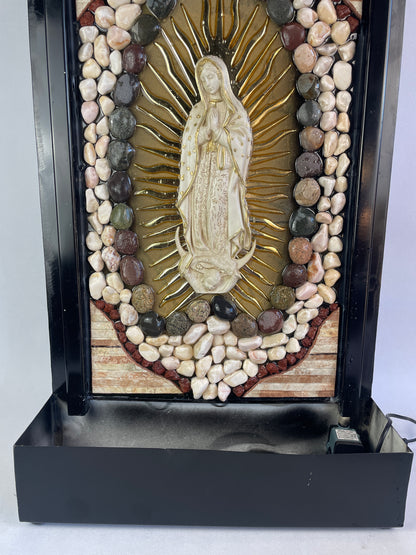 Metal Wall Indoor Fountain Virgen Guadalupe Imagen Ultima Cena Virgen Guadalupe Fuente Pared