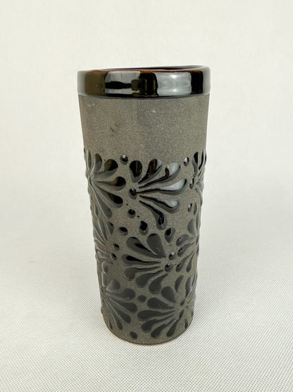 Black Talavera Pitcher Set Talavera Negra Jarra