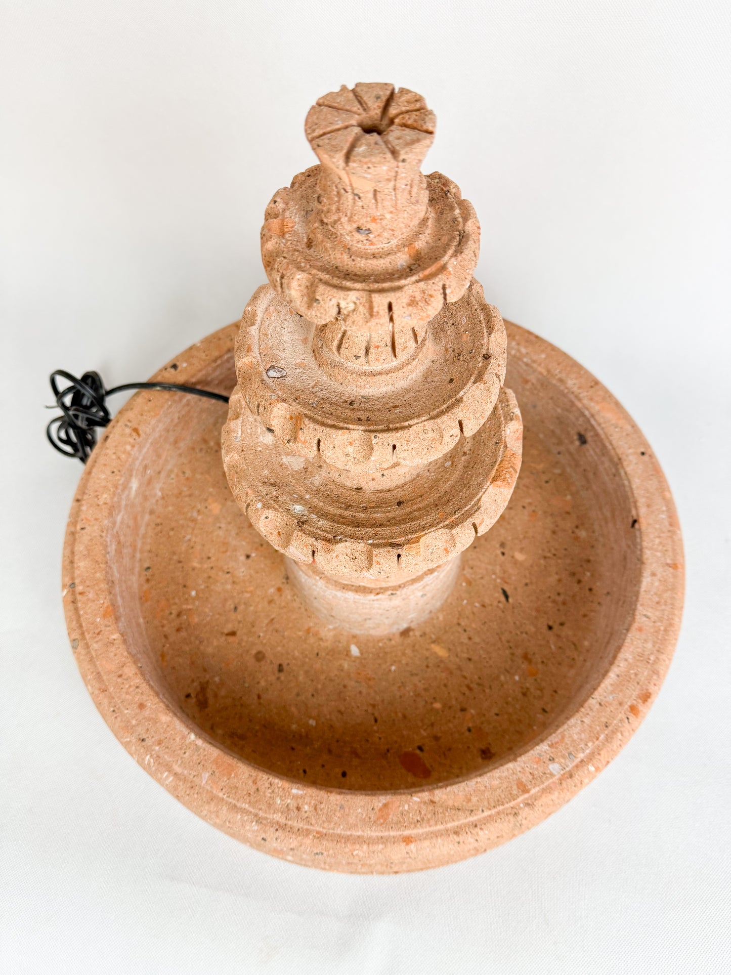 Sandstone 3 Tier Fountain 16"  - Fuente Cantera 16"