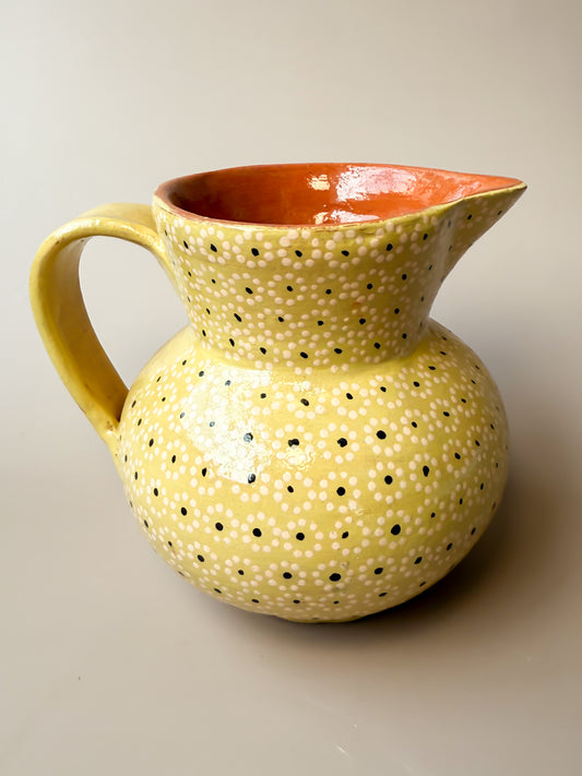 Michoacan Clay Pitcher Jarra de Barro Capula