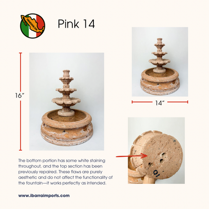 Sandstone Water Fountain Tier Outdoor DISCOUNTED