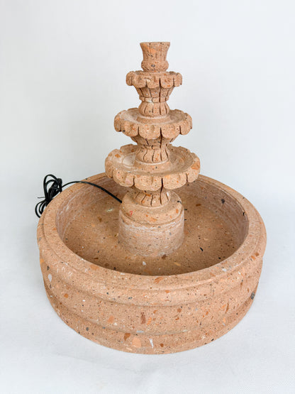 Sandstone 3 Tier Fountain 16"  - Fuente Cantera 16"