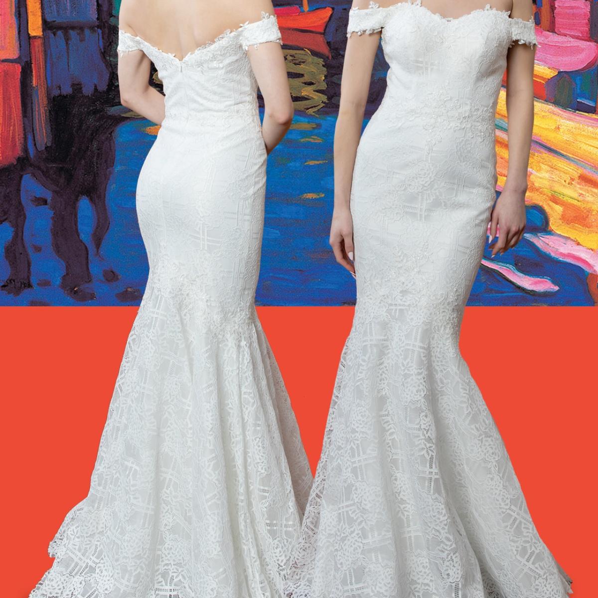 Elegant wedding dress