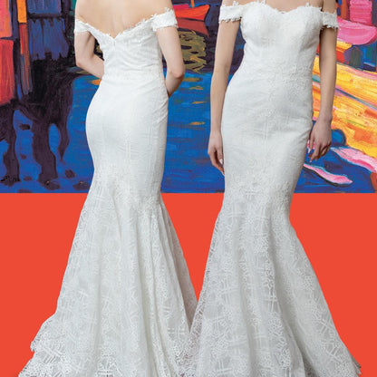 Elegant wedding dress