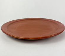 Load image into Gallery viewer, Oaxaca Red Clay Pottery Plates 11&quot; Mexican Red Clay Pottery Oaxaca Clay Pottery San Marcos Tlapazola Red Clay Pottery
