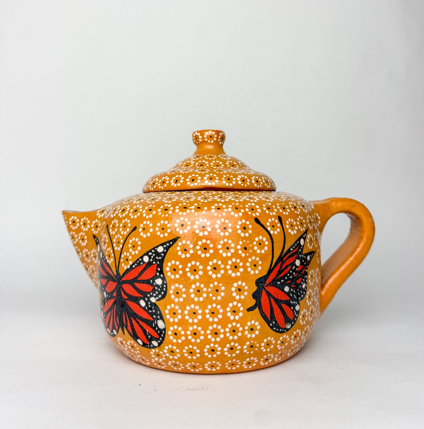 Capulineado Tea Pot Set 20pc - Juego de Te Barro