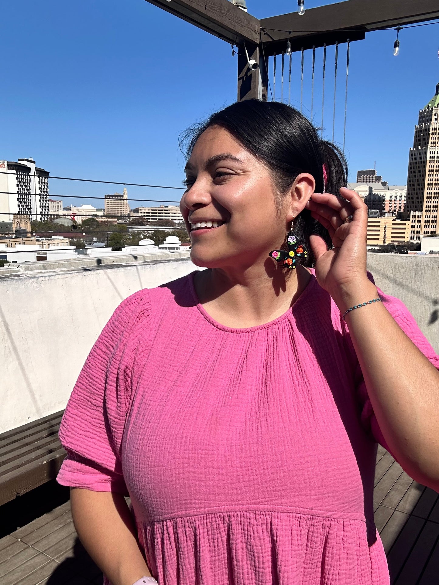 Spring Butterfly in Black