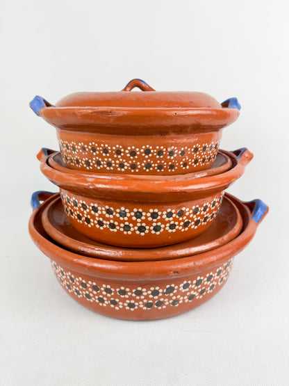 Michoacan Mexican Clay Cazuela Cookware Lead Free- Cazuela Barro