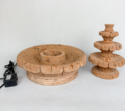 Sandstone 3 Tier Fountain 12"  - Fuente Cantera 12"