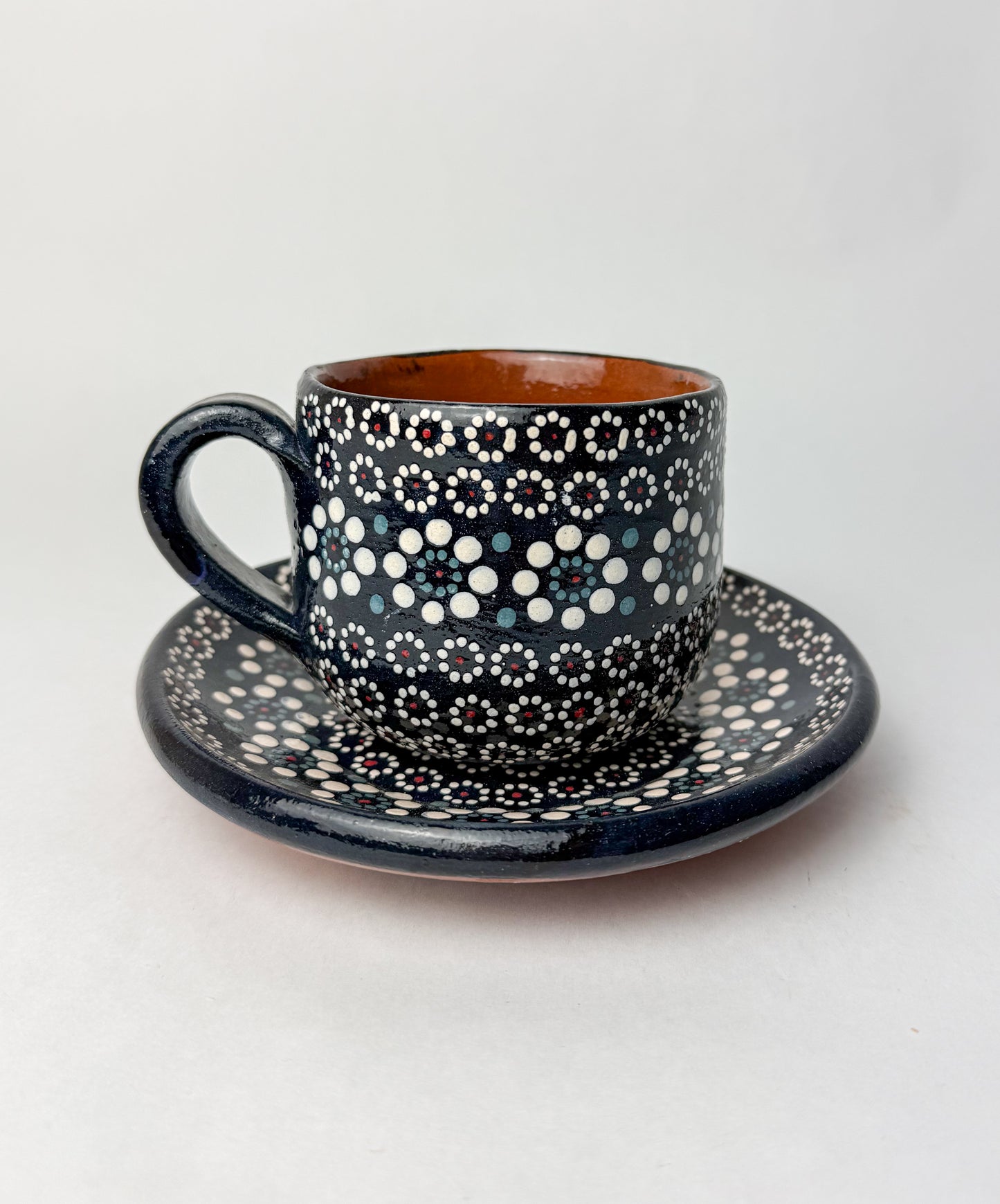 Capulineado Tea Pot Set 20pc - Juego de Te Barro