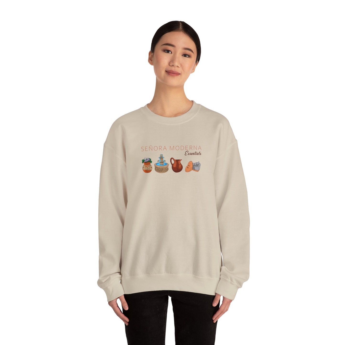 Crewneck Sweatshirt — Señora Moderna Olla Barro