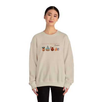 Crewneck Sweatshirt — Señora Moderna Olla Barro
