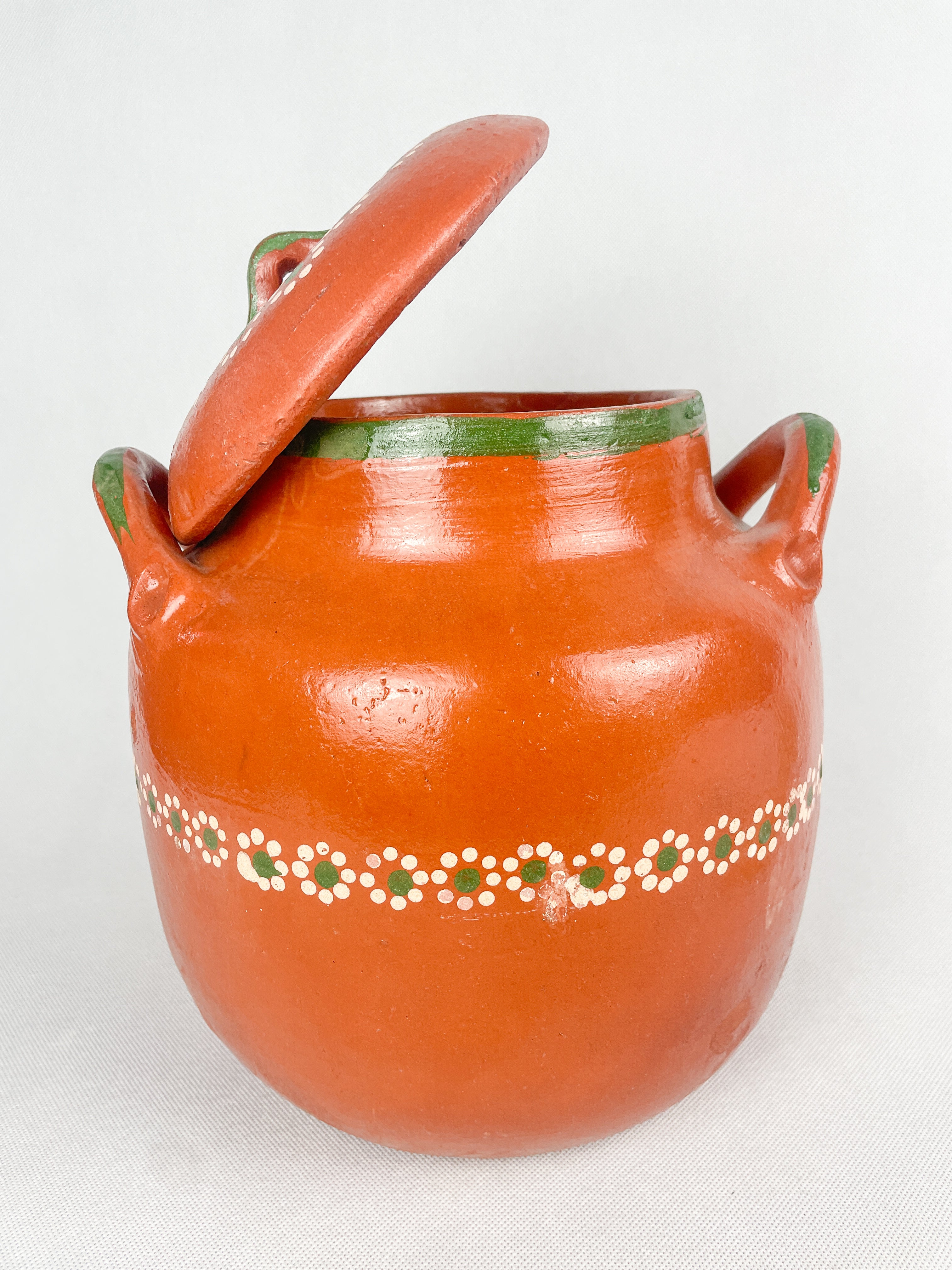 Tonala Mexican Large Clay Pot Frijolera Mexican Clay Cooking Pot Large ...