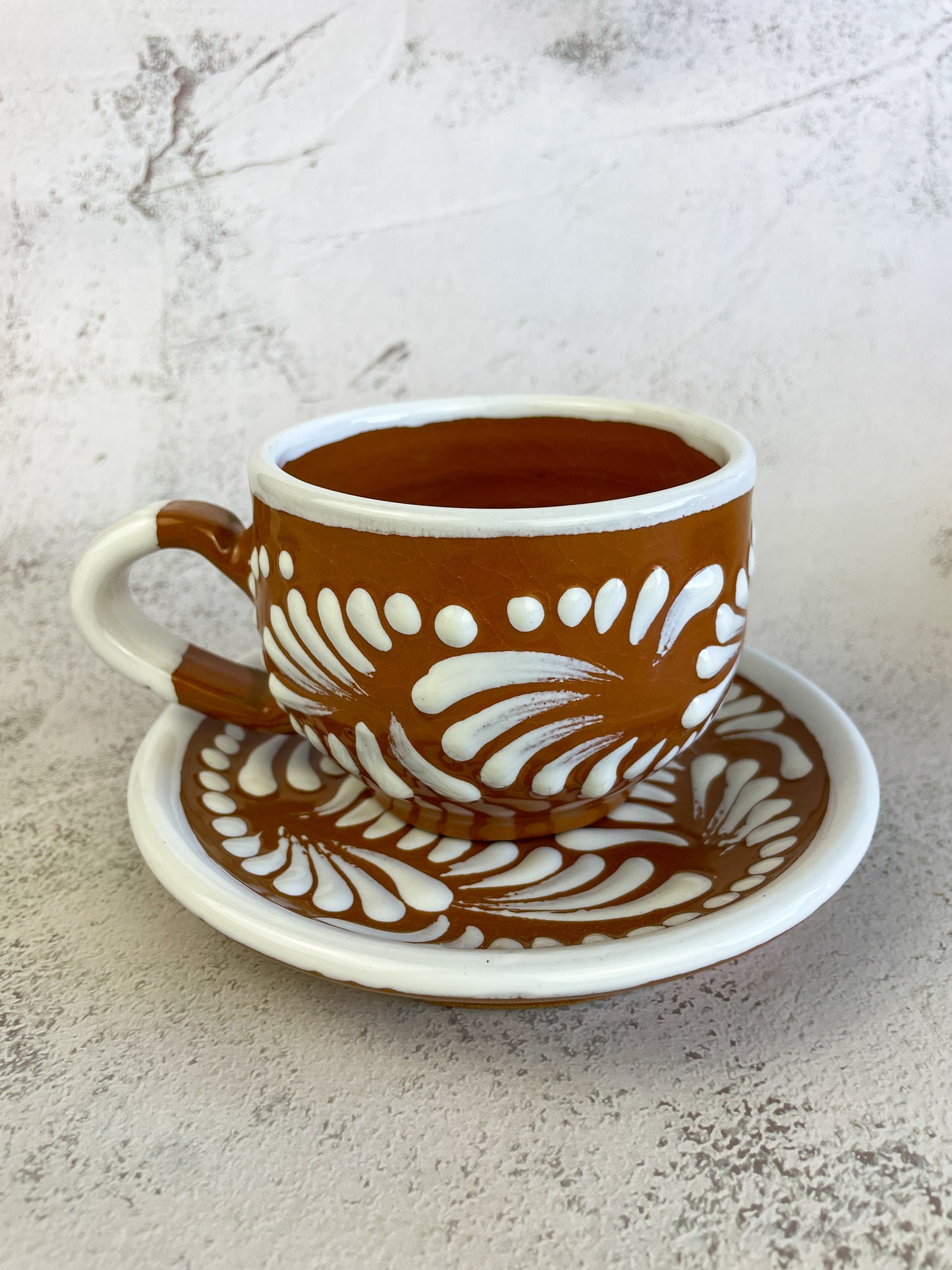 Talavera Mug Talavera Coffee Mug With Plate