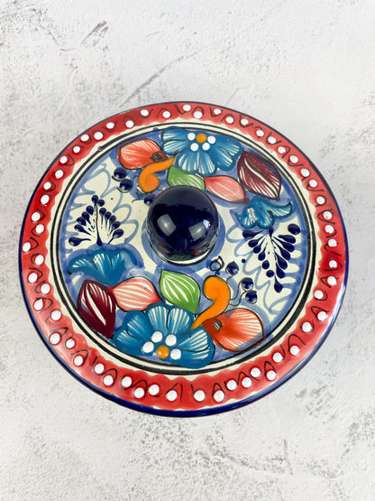 Mexican Tortilla Warmer Server Talavera Tortilla Holder Tortillero