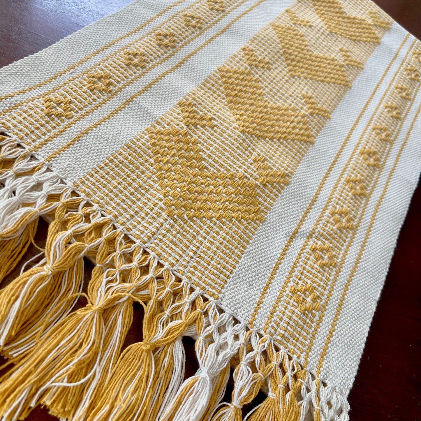 Oaxaca Handwoven Table Runner “Sol”