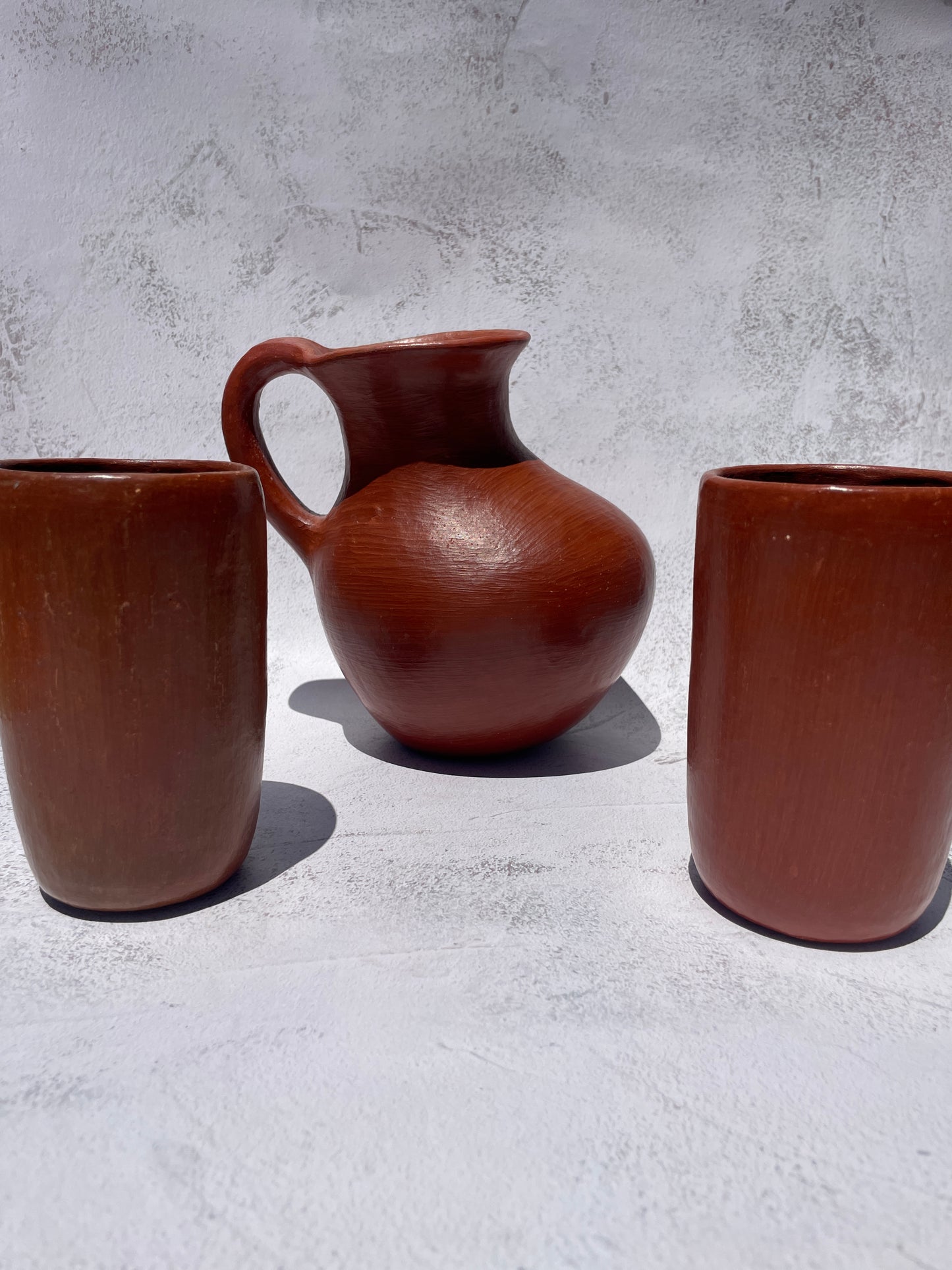 Oaxaca Red Clay Pottery Oaxaca Pottery Pitcher Handmade Red Pottery Pitcher