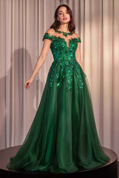 Andrea & Leo A1475 Cap Sleeve Mother of the Bride A-line Gown