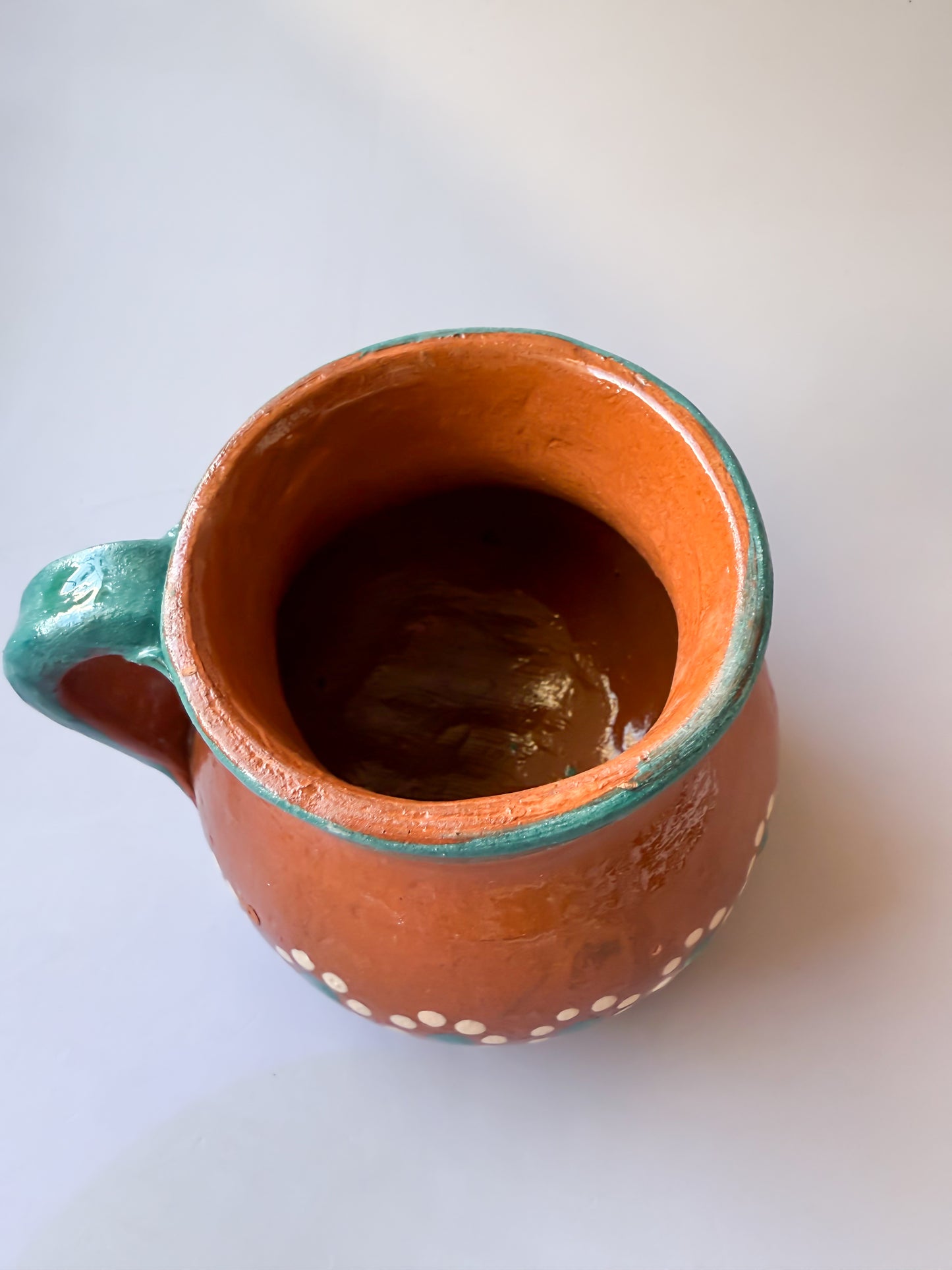 Mexican Clay Mugs Set of 4 Clay Cups Jarritos Tazas de Barro