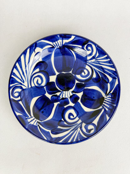 Blue And White Mexican Ceramic Plates - Platos Ceramica