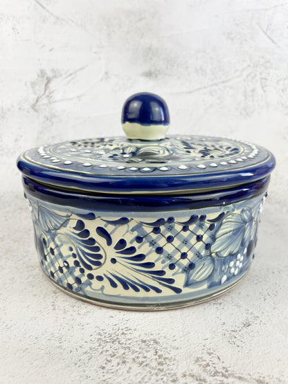 Mexican Tortilla Warmer Server Talavera Tortilla Holder Tortillero