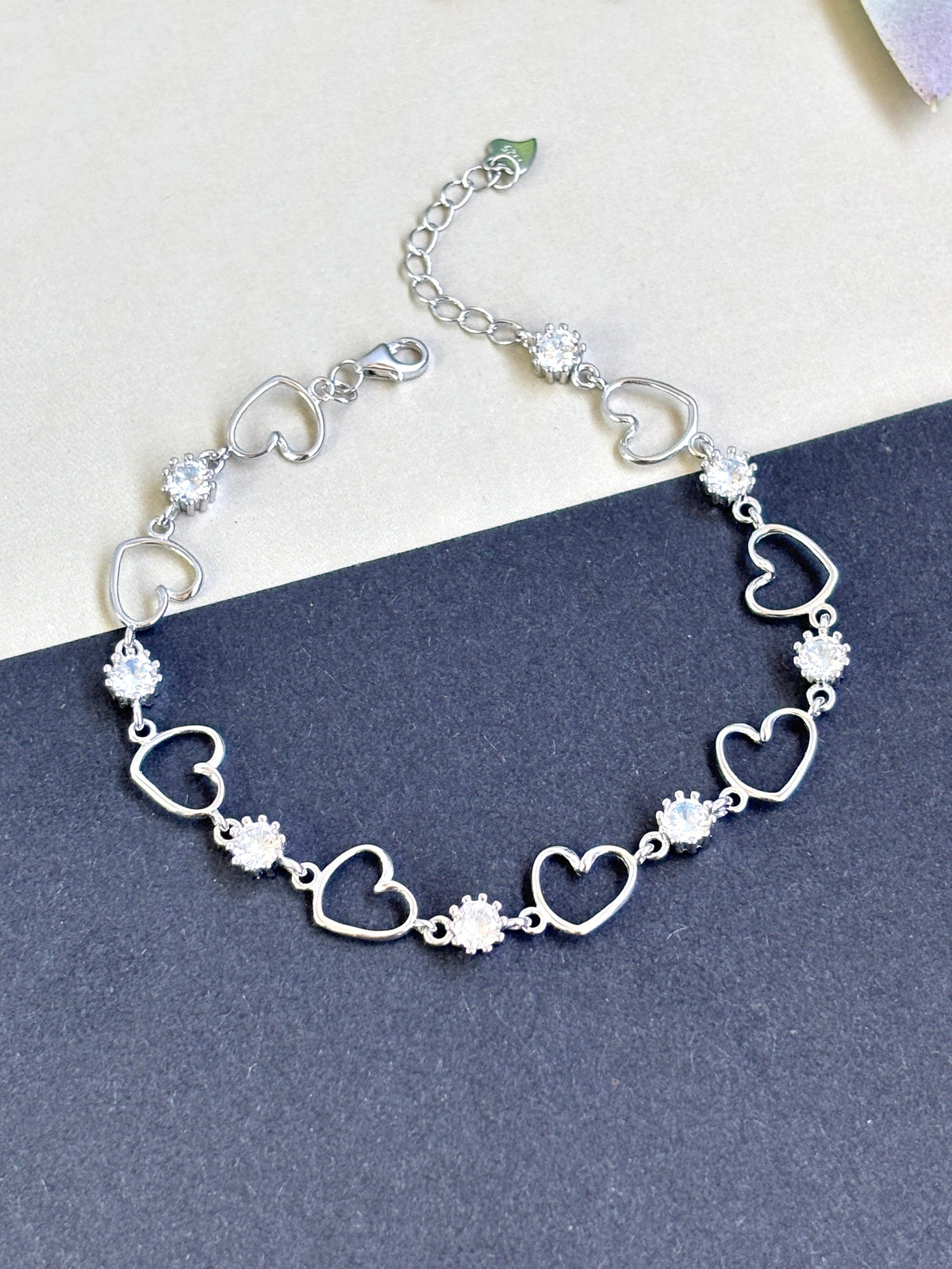 Silver 925 Hearts Bracelet - Pulcera Plata Corazones – TheMexHub