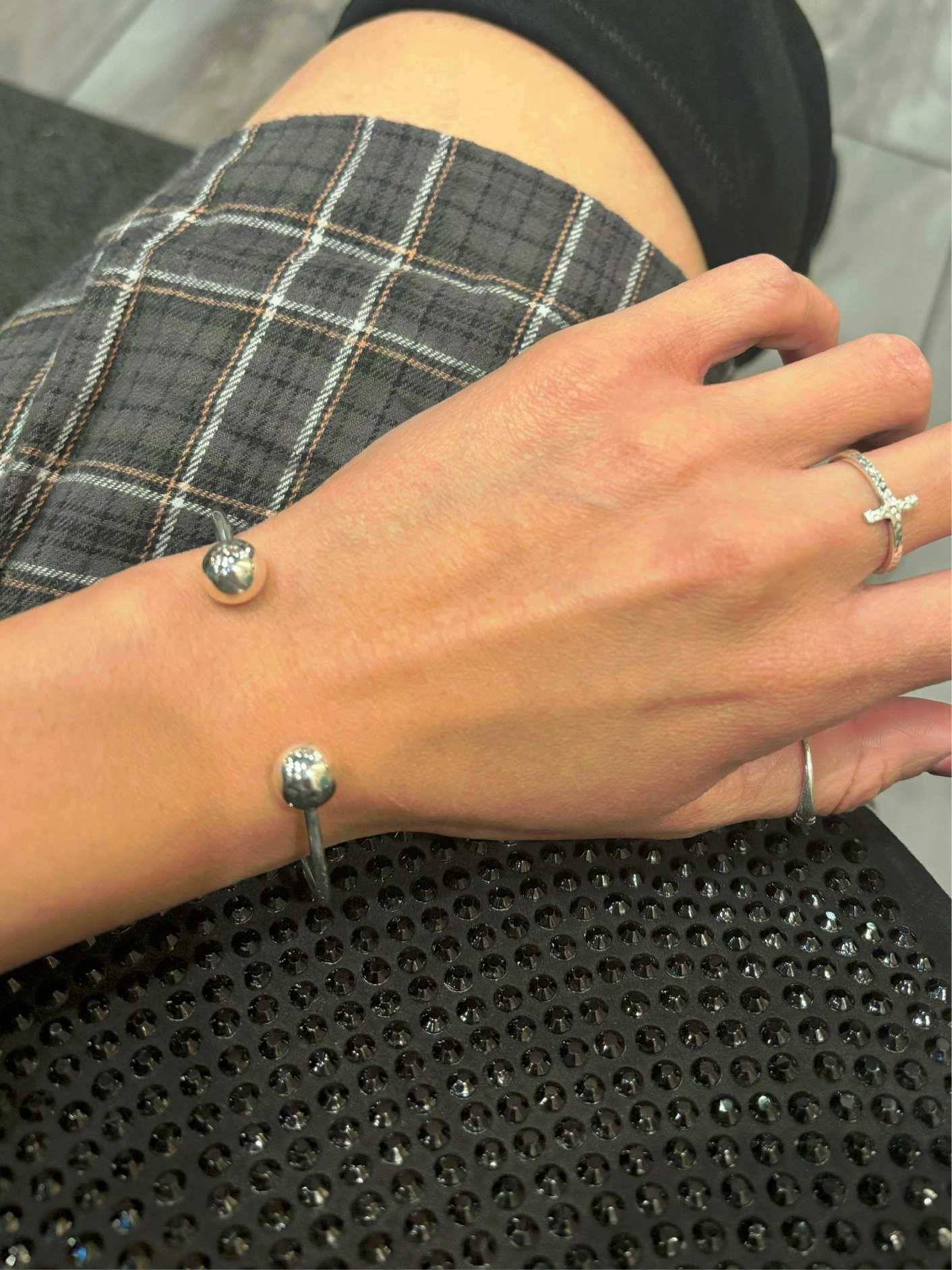 925 Sterling Silver Cuff Bracelet - Pulsera de plata Minimalista