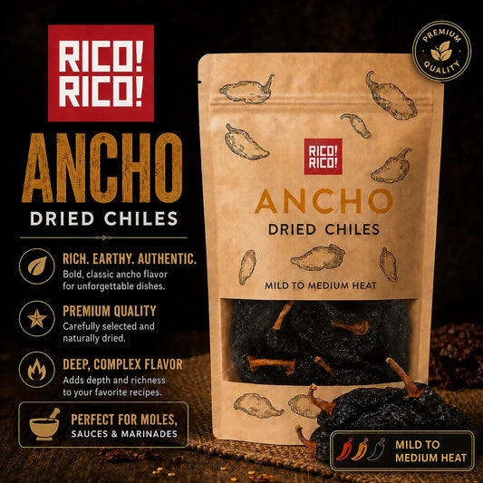 Ancho Dried Chiles – Sweet & Smoky Mexican Peppers (Mild Heat)