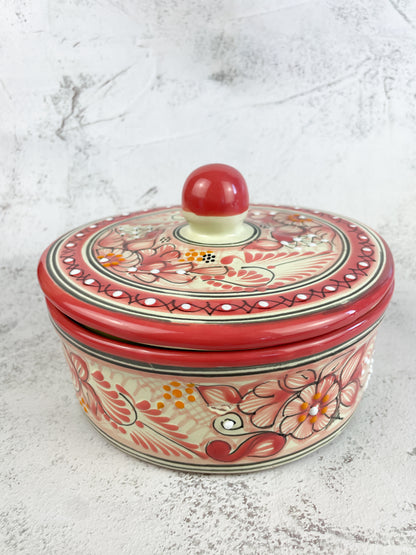 Mexican Tortilla Warmer Server Talavera Tortilla Holder Tortillero