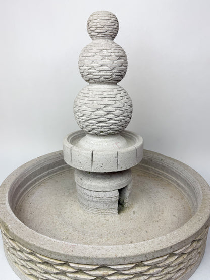 Sandstone Water Fountain Tier Outdoor DISCOUNTED