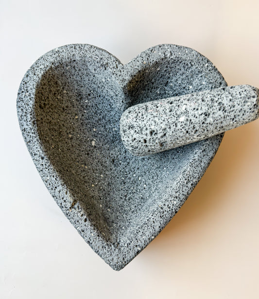Heart Shaped Molcajete - Molcajete Corazon